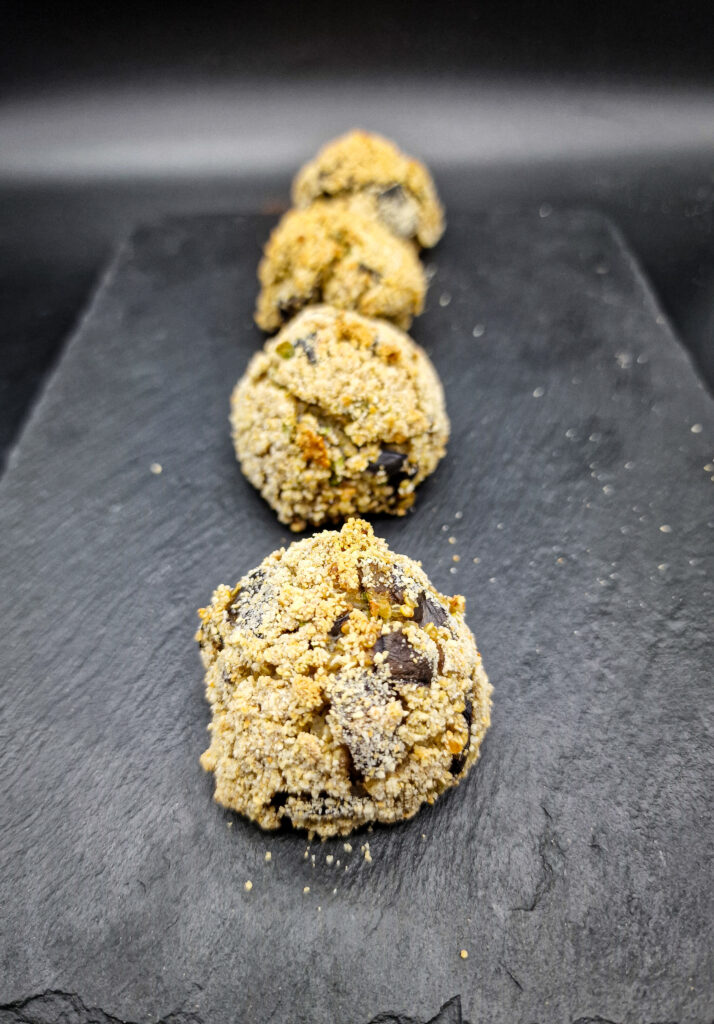 Polpette di quinoa e melanzane