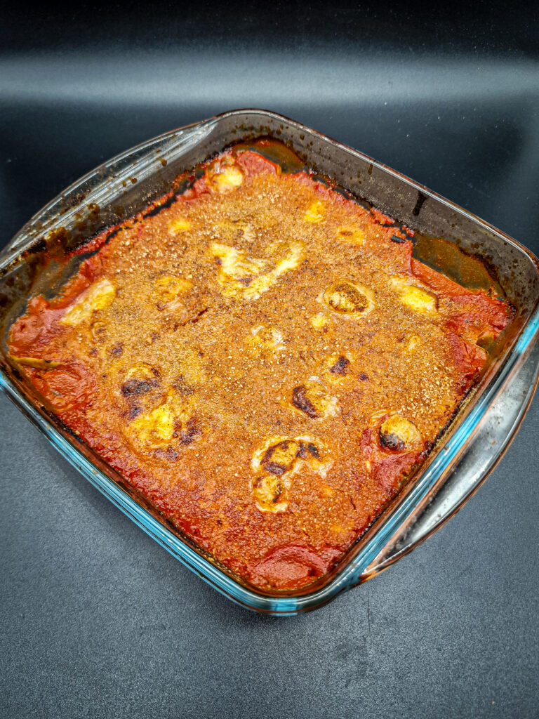 Parmigiana di zucchine con toma del pollone
