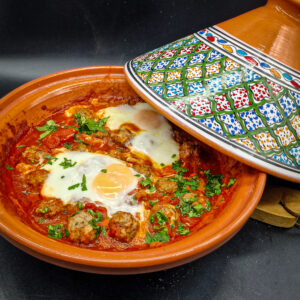 Tajine di polpette e uova