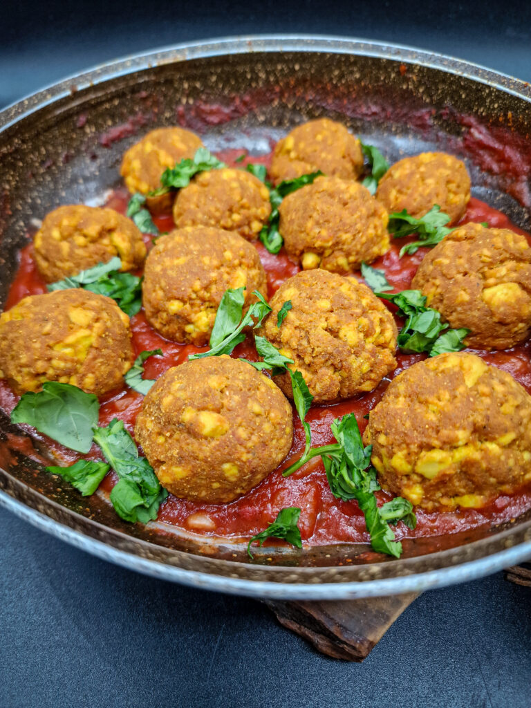 Polpette di tofu al pomodoro